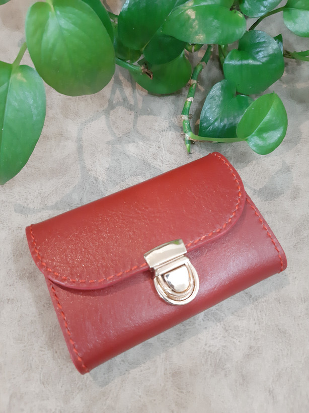 جاکارتی آکاردئونی افقی چرم دست دوز