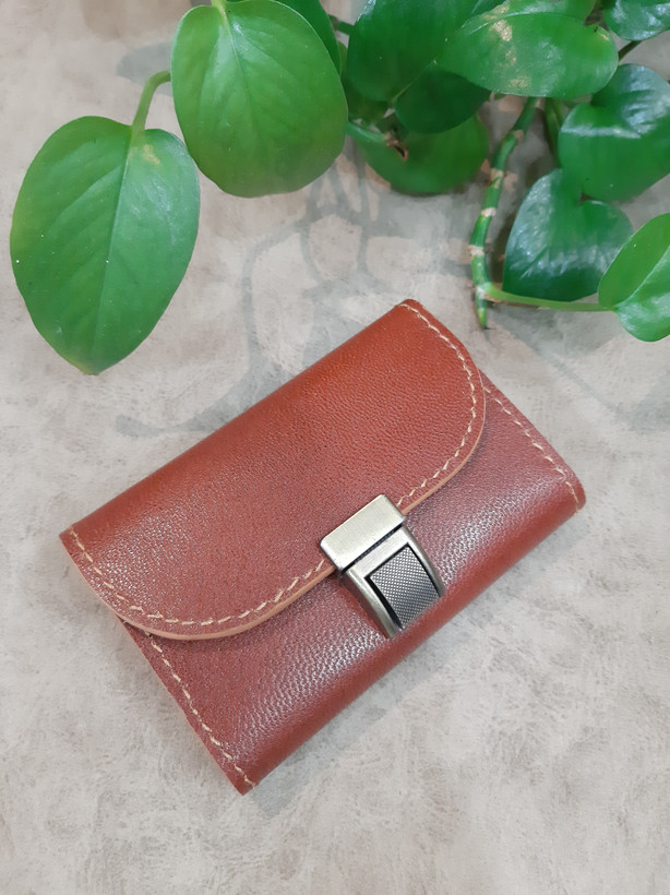 جاکارتی آکاردئونی افقی چرم دست دوز