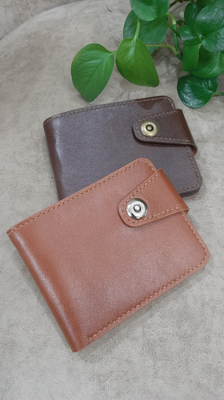 کیف پول جیبی سه لت چرم دست دوز