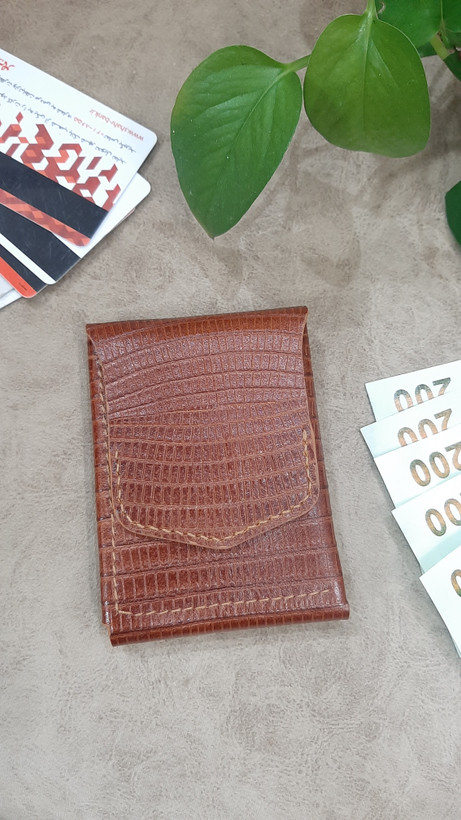 مینی کیف پول جیبی اسپرت چرم دست دوز